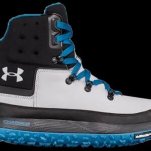 RARE Under Armour Boots FAT TIRE GOVIE Michelin Black Blue 1299193-002 Mens 10.5